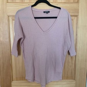 Express S pink oversized tunic